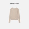 COCO ZONE 2.0版圆领打底衫通勤风柔软舒适T恤上衣 23C18430 商品缩略图1