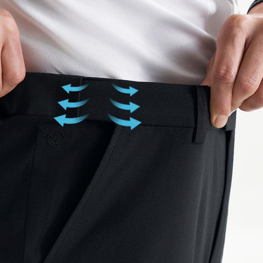 【总裁六号】冰藻泥莫代尔伸缩腰西裤245A0S807N 商品图4