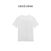 COCO ZONE2024"A米T"夏季字母印花短袖T恤时尚圆领百搭上衣CC2B0756 商品缩略图1