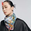 SAINTJOY/上久楷真丝方巾 双面印花真丝方巾  骑士之翼  FJS23066 商品缩略图3