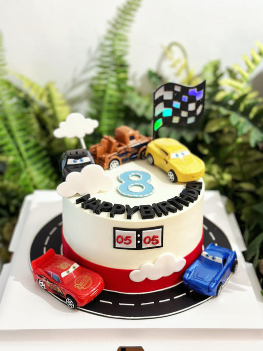 儿童卡通麦昆小汽车，汽车总动员，装饰不可食用，提前24小时以上预定 商品图2