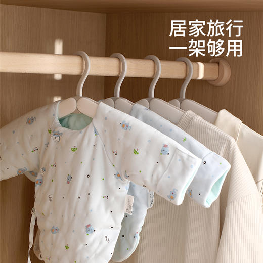 FaSoLa旅行伸缩衣架折叠便携式出差旅行多功能晾晒神器塑料晾衣架 商品图2