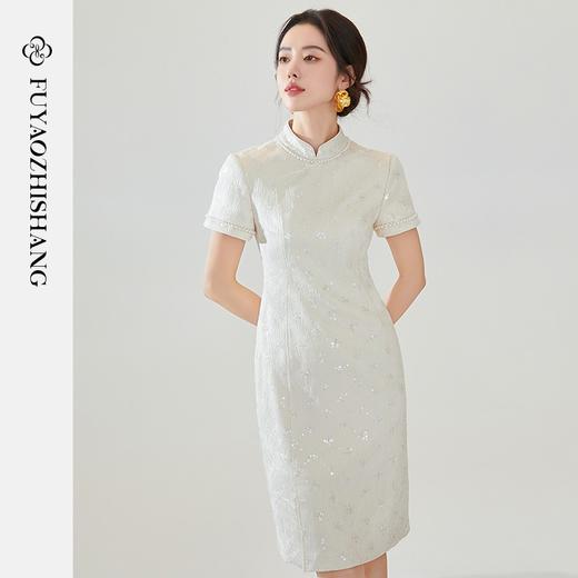 IWY/扶摇系列 夏季中国风立领改良旗袍裙FYQ309 商品图1