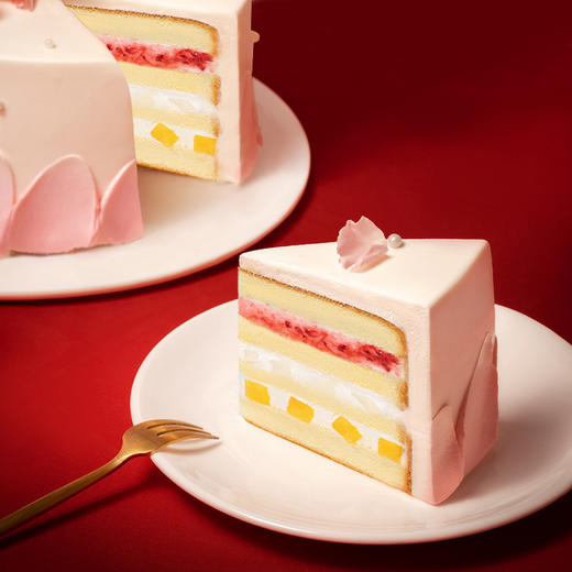 花漾绽放乳酪淡奶油蛋糕 商品图1
