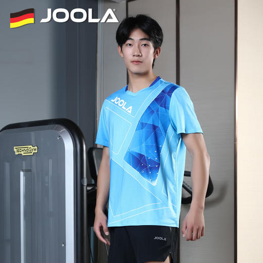 优拉JOOLA 3212钻石 尤拉乒乓球服男女款专业运动T恤短袖透气比赛乒乓球衣 商品图3