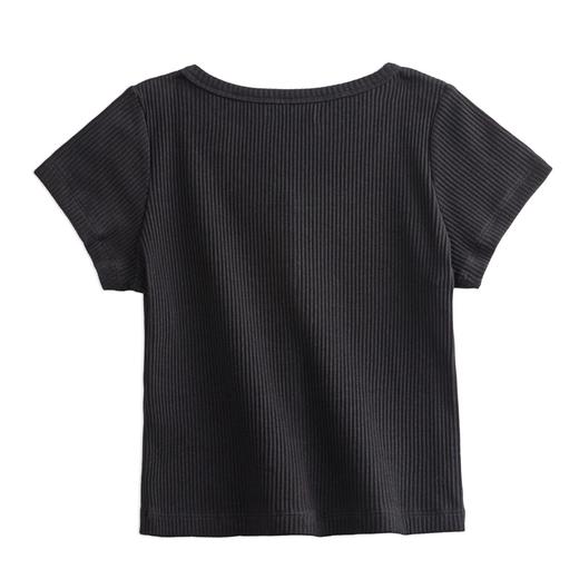 马登针织圆领短袖显瘦修身开衫肌理感短款百搭上衣基础针织衫夏女 商品图5