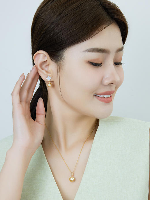 【黑科技】黑科技珠宝-可拆卸珍珠耳夹 四叶草（定制款无质量问题不支持7天无理由退换货） 商品图4