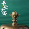 三星堆挂件钥匙扣黄铜大立人像祈福神官纵目面具文创汽车钥匙挂饰 商品缩略图8