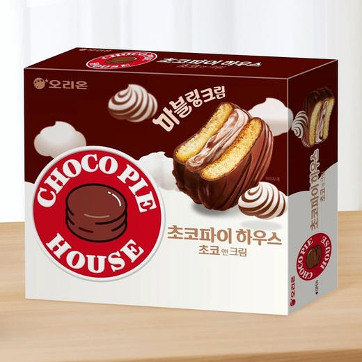 好丽友草莓奶油巧克力味派408g 商品图2