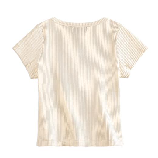 马登针织圆领短袖显瘦修身开衫肌理感短款百搭上衣基础针织衫夏女 商品图7