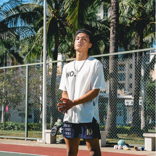 LUSHISI争冠主题短袖男圆领篮球训练法T恤美式运动跑步速干投篮服 商品图1