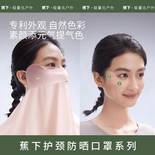 蕉下凉感护颈防晒口罩  【拆封后概不退】 商品图0