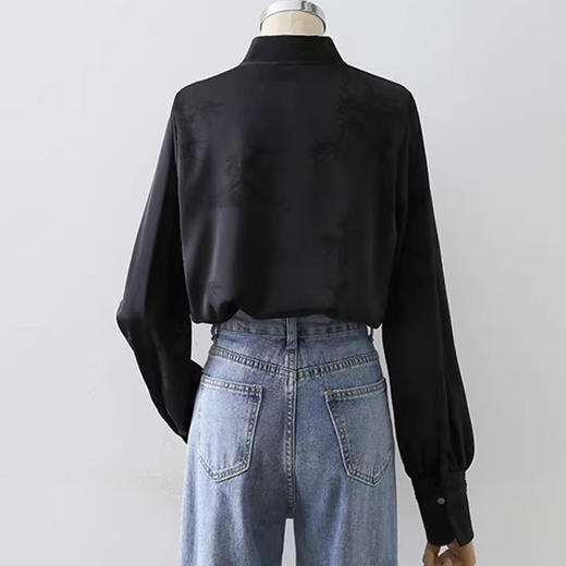 裁缝学苑AS244新中式复古盘扣衬衫纸样女长袖立领提花立领衬衣上衣打版裁剪样板 商品图4