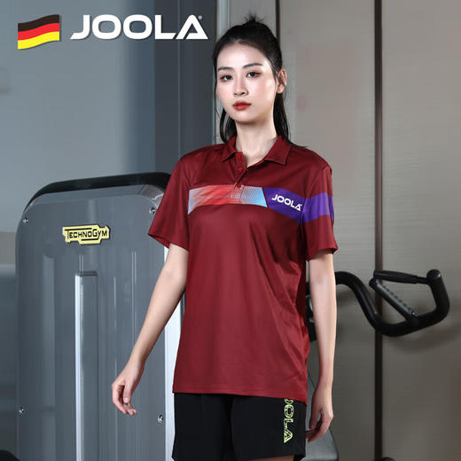 优拉JOOLA 4201公爵Ⅱ 尤拉夏季乒乓球服透气短袖运动有领POLO衫比赛服 商品图3