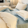 自然醒40支纯色刺绣四件套简约床上四件套全棉纯棉床单被套三件套床笠床品NH 商品缩略图10