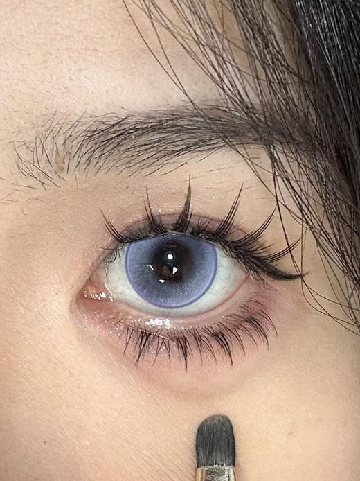 yukicon 冰种紫罗兰 日抛 十片 14.5mm 参考着色 13.9mm 基弧 8.5 含水 55% 新锐国货 商品图2