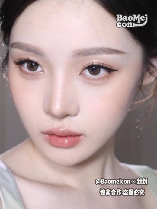 BAOMEICON·日抛  小鹿眼棕/灰   14.2  <封封同款> 水光感淡颜妆 | 元气满满的棕色小鹿眼！黑色锁边显得眼睛圆溜溜的更灵气！韩产0-800度<一盒10片> 商品图2