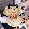 大码polo衫短袖T恤女2023夏胖mm减龄显瘦潮流甜美小众别致上衣i朗 商品缩略图12