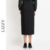 LIZZY 优雅气质百搭通勤简约高腰开叉半身裙7970 商品缩略图5
