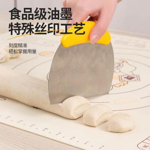 福龙 50*70cm 硅胶垫 揉面垫 烘焙操作垫 米白色硅胶垫 商品图2