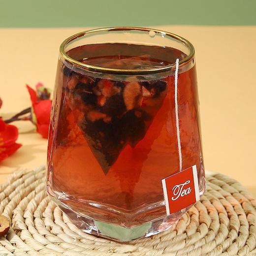 【五黑茶肉眼可见的花青素】五黑茶甄选原料茶味浓郁，不单独添加更安心营养好喝，黑芝麻黑豆黑米黑桑葚干红枣黑枸杞组合花茶QQ 商品图3