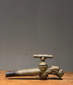 青铜龙首型老水龙头，顺丰包邮