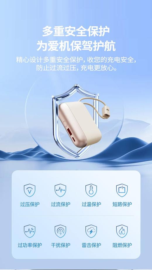 👍👍👍👍【幻响小宝超级快充移动电源S5】小巧机身，极致超薄❗放包里不占地，飞机高铁携带真心方便❗🤩 商品图0