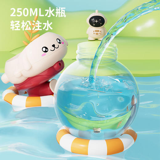 【超可爱❗️Q萌发光小水枪】轻松按压发射，多人水枪对战，无需打气轻松射击，玩乐更尽兴❗️网红儿童小水枪太空人卡通夏天呲滋水枪喷水男女宝宝玩水父亲节礼物新年礼盒年货礼盒 商品图3