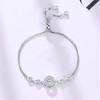 ALLOVE S925银镶锆石灵动五福手链 商品缩略图1