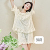都市丽人亲情蜜语生活家居春夏睡衣女软绵绵家居服薄款短袖裙女士软绵绵睡裙LH46A9 商品缩略图2