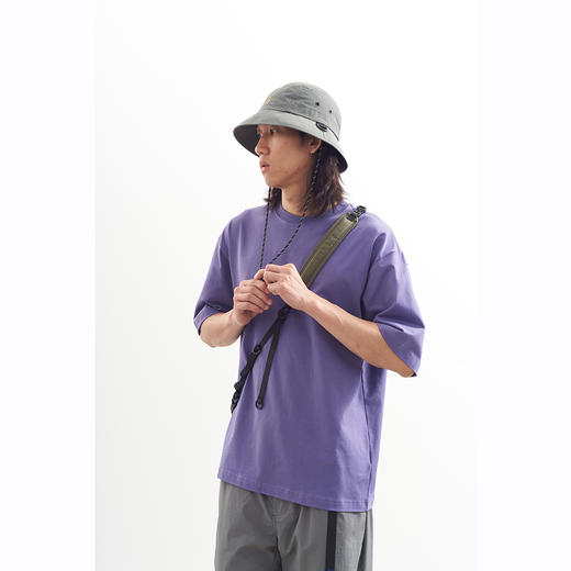 吃茶去chichaqu2024轻量渔夫帽户外夏季遮阳帽男女logo刺绣款 商品图4