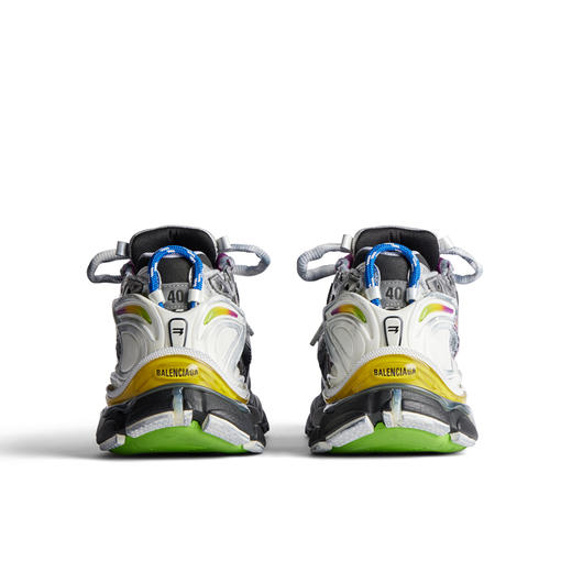 BALENCIAGA 巴黎世家 男士多色网眼和尼龙运动老爹鞋 混色 772774 W3RMU 8123 商品图2