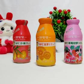 s新疆顶牛牛NFC胡萝卜汁/沙棘汁245ml/瓶