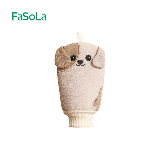 FaSoLa卡通搓澡手套搓澡巾女士专用成人搓背强力搓泥家用沐浴神器 商品图5