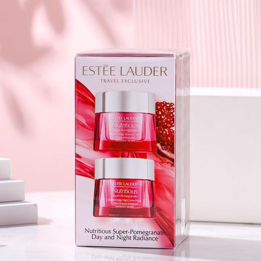 美国 Estee Lauder 雅诗兰黛 红石榴鲜活亮采日霜50ml+晚霜50ml 商品图3