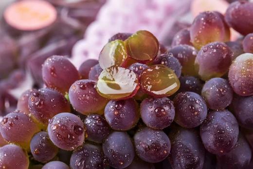 【茉莉香无核葡萄】一种精致的葡萄，身上也散发着芳香，揪下一颗扔到嘴里，牙齿略微一施力，就像咬开了一颗🍇葡萄味的“爆珠”。 商品图0