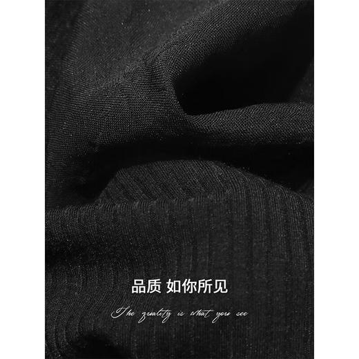 【秒杀】COCOBELLA赫本风简约针织背心式连衣裙多层大摆小黑裙FR0026 商品图4
