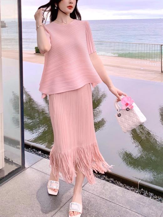 张心子【气质拿捏】法式名媛肌理感上衣女短袖夏季新款洋气小衫潮 U2404095 商品图9