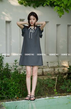 【门店同款】ENJOY夏季小飞袖POLO领连衣裙 157544196