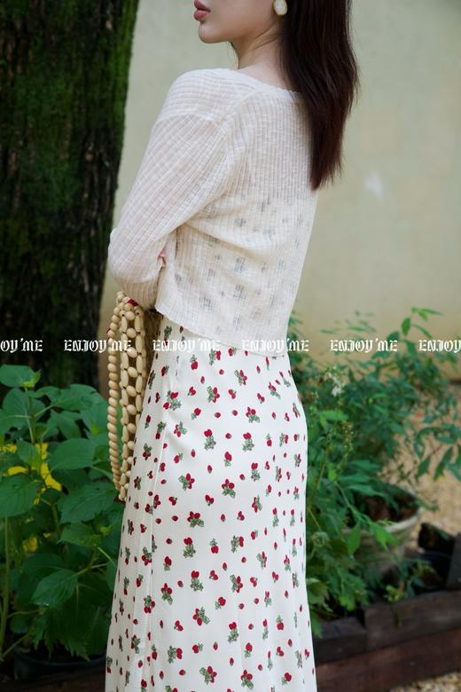 【门店同款】ENJOY夏季南法-甜美草莓印花吊带裙 157544436 商品图4
