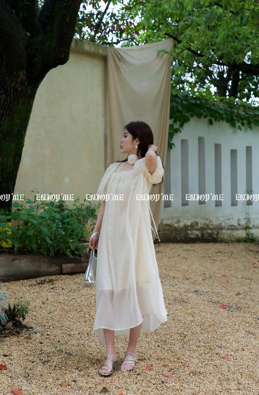 【门店同款】ENJOY夏季浪漫-温柔方领花朵连衣裙 157501153 商品图1