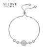ALLOVE S925银镶锆石灵动五福手链 商品缩略图0