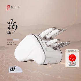 拓海鸥菜刀套装家用厨刀进口不锈钢锋利切片刀厨房白色刀具套装