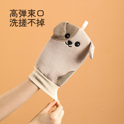 FaSoLa卡通搓澡手套搓澡巾女士专用成人搓背强力搓泥家用沐浴神器 商品图3