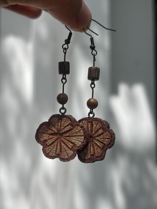 叶开泰草本耳饰 植物手作 送定制饰品袋 商品图9