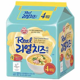 不倒翁Real奶酪拉面(135gx4)오뚜기 리얼치즈라면