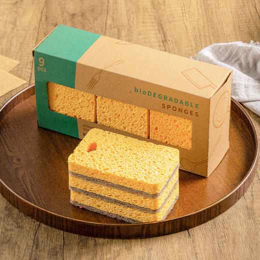 天然木浆洗碗海绵 商品图1