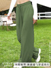 哈瓦塔抽绳冰感柔软阔腿休闲裤H34113 商品缩略图2