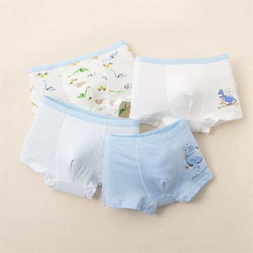 贝贝怡儿童内裤男童短裤中小童宝宝内裤平角内裤（四条装） 商品图6