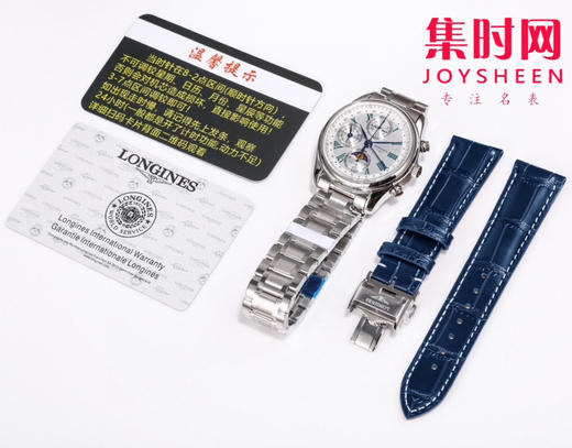 全新打造天花板 LONGINES浪琴 LGS名匠八针月相多功能机械腕表 商品图8